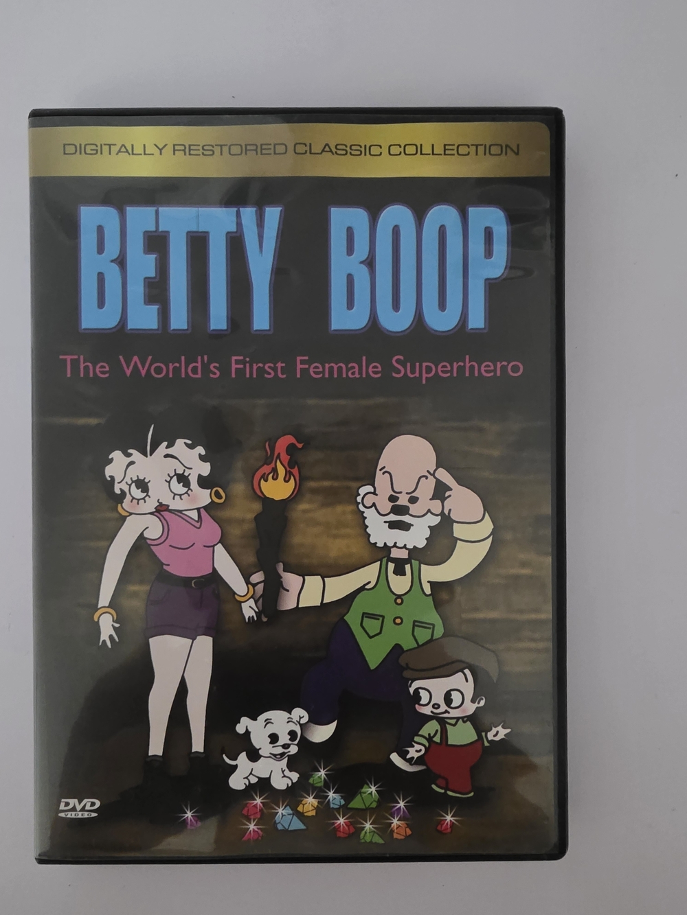 Betty Boop: The World's First Female Superhero — Black, Blue & Pink DVD